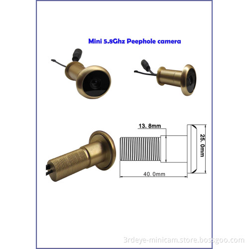 Wireless 5.8GHz CCTV Mini Camera Very Small Size